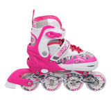 NF10927 A 2w1 DARK PINK ŁYŻWOROLKI Z WYM. PŁ. FIGUROWĄNILS EXTREME