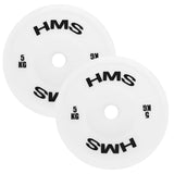 TALERZ OLIMPIJSKI WHITE TECHNICZNY PE 2 x 5.0 KG HMS TPP05