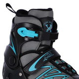 NH2253 A BLACK/BLUE ROZM. S(33-36) ŁYŻWY HOKEJOWE NILS EXTREME