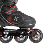 NA9080 CZARNO/CZERWONE ROLKI NILS EXTREME