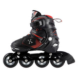 NA9080 CZARNO/CZERWONE ROLKI NILS EXTREME