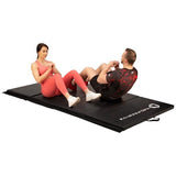 MATERAC GIMNASTYCZNY SKŁADANY XXL 240x120x5 CM HMS PREMIUM MGS01