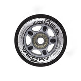 PU 76x24 82A CZARNE (4 szt.) + ABEC-9 (8 szt.) ZESTAW NILS EXTREME