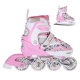 NF10927 A 2w1 PINK ŁYŻWOROLKI Z WYM. PŁ. FIGUROWĄ NILS EXTREME