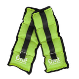 OBCIĄŻNIKI 2 x 0.7 KG ONE FITNESS WW01 GREEN