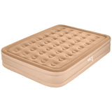 MATERAC DWUOSOBOWY KING SIZE BEŻOWY + POMPKA ELEKTRYCZNA NILS CAMP NC2808
