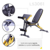 ŁAWKA TRENINGOWA MULTI 4W1 MODLITEWNIK PRASA HMS PREMIUM LS3061