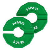 TALERZ NA SPRZĘT DO TRENINGU SIŁOWEGO I FITNESS TYPU NAKŁADKA 2 x 0.25 KG HMS TSN25