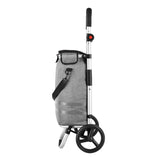 WÓZEK NA ZAKUPY SKŁADANY PREMIUM 50L SZARY NILS NC4305