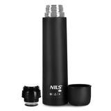 TERMOS TURYSTYCZNY 1000 ML CZARNY NILS CAMP NC3804