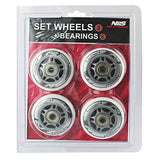 ZESTAW PU 70x24 82A BIAŁE (4 szt.) + ABEC-7 (8 szt.) NILS EXTREME