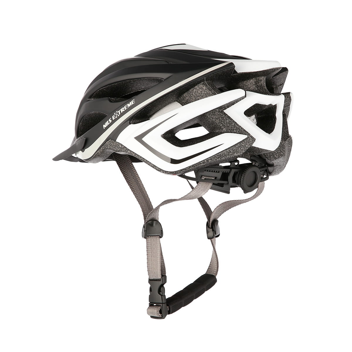 MTW202 CZARNO-BIAŁY KASK NILS EXTREME