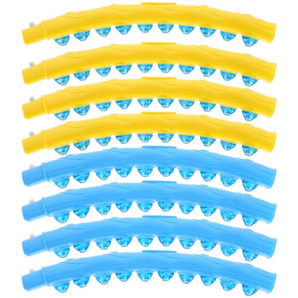 HHP022 YELLOW-BLUE HULA HOP 1,45KG 110CM HMS