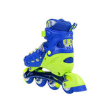 NA1015 A SET NIEBIESKI ROZM. M (35-38)  ZESTAW ŁYŻWOROLKI NILS EXTREME