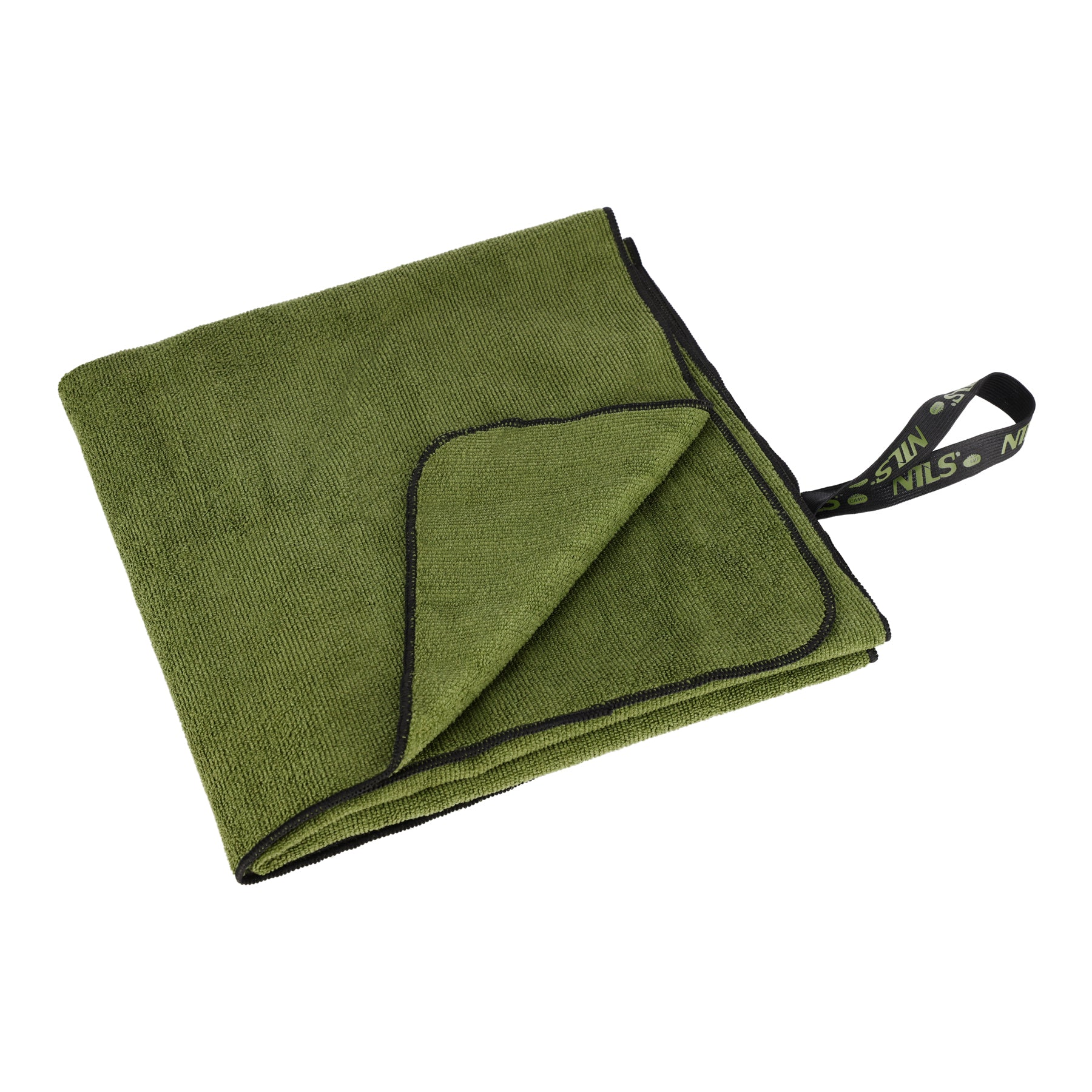 RĘCZNIK Z MIKROFIBRY WOJSKOWY KHAKI 120x60 cm NILS CAMP NCR15