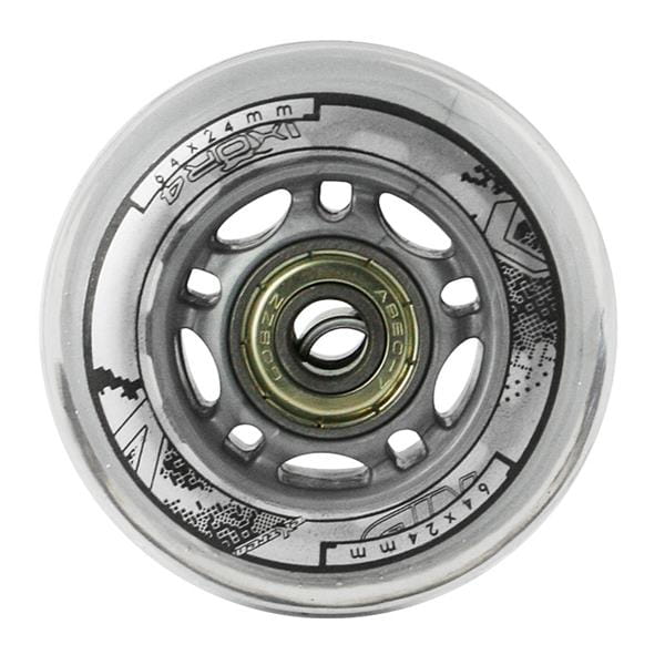 ZESTAW PU 64x24 82A PRZEZROCZYSTE (4 szt.) + ABEC-7 (8 szt.) NILS EXTREME