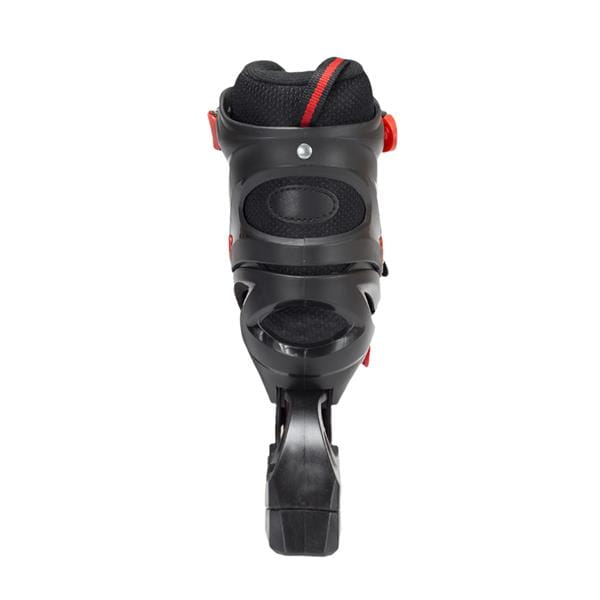 NH7103 A 2w1 BLACK/RED ROZM. M ŁYŻWOROLKI Z WYM. PŁ. HOKEJOWĄ NILS EXTREME