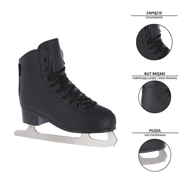 NF8565 S BLACK ŁYŻWY FIGUROWE NILS EXTREME