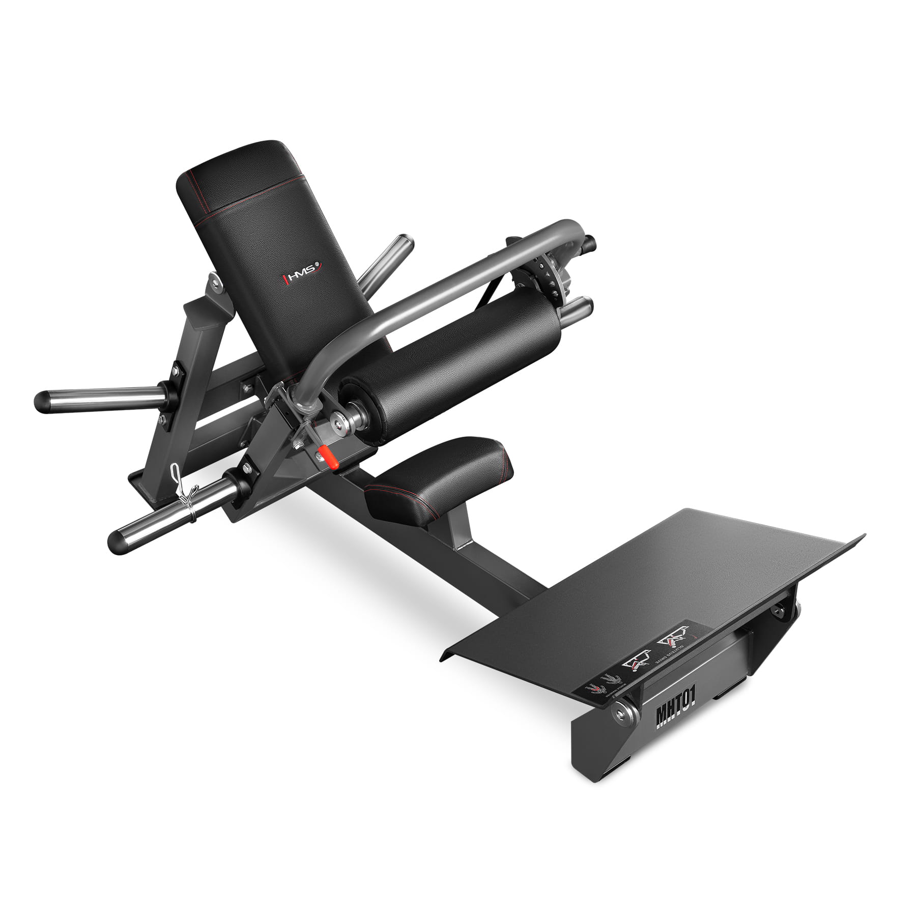 MASZYNA DO ĆWICZEŃ MIĘŚNI POŚLADKÓW HIP THRUST Z WOLNYM CIĘŻAREM COMMERCIAL HMS MHT01