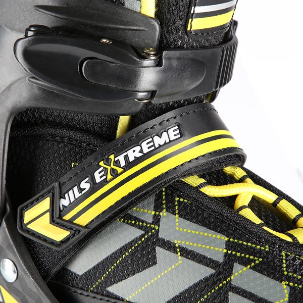 NA11002 CZARNO/ŻÓŁTE ROLKI NILS EXTREME