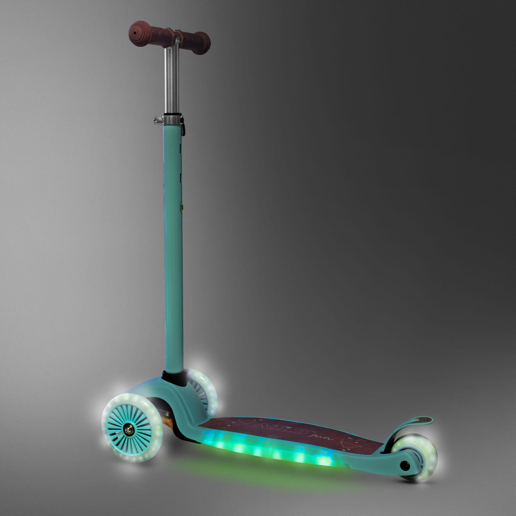 HULAJNOGA DZIECIĘCA FIOLETOWA NILS FUN HLB1310 LED