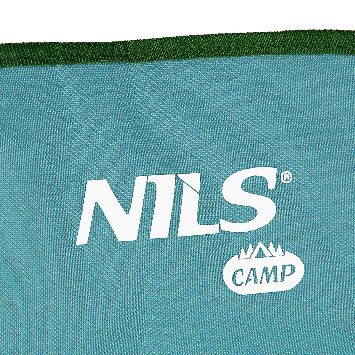 Krzesło turystyczne zielone NILS CAMP NC3079 składane z uchwytem na kubek