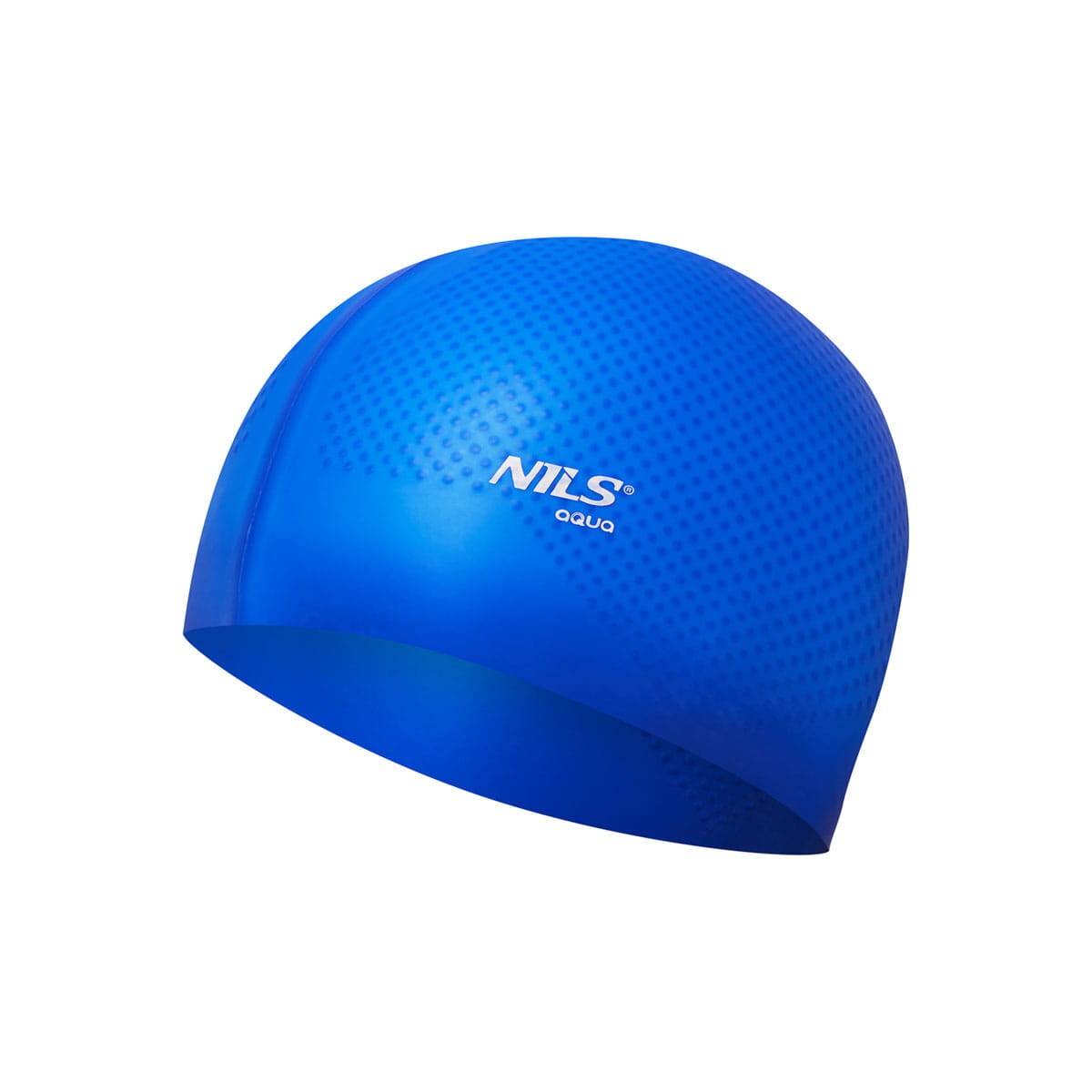 CZEPEK SILIKONOWY DOTS NILS AQUA NQC JEDNOKOLOROWY NIEBIESKI