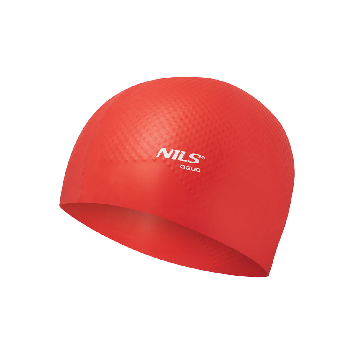 CZEPEK SILIKONOWY DOTS NILS AQUA NQC JEDNOKOLOROWY CZERWONY