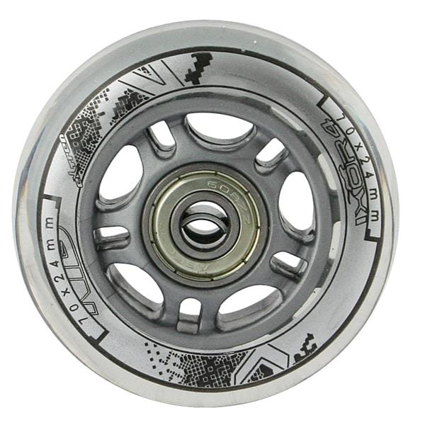 ZESTAW PU 70x24 82A PRZEZROCZYSTE (4 szt.) + ABEC-7 (8 szt.) NILS EXTREME