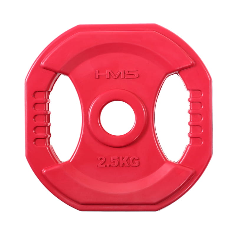 Sztanga fitness SBP20 HMS – 20 kg z talerzami i zaciskami
