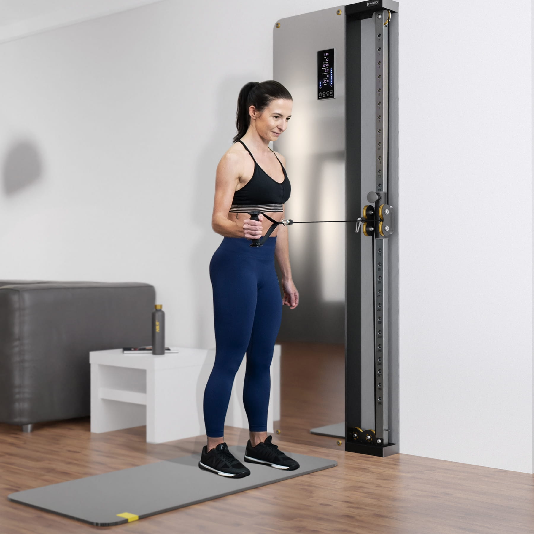 BRAMA PRZYŚCIENNA TRENINGOWA PNEUMATYCZNA BSP301 COMMERCIAL HMS