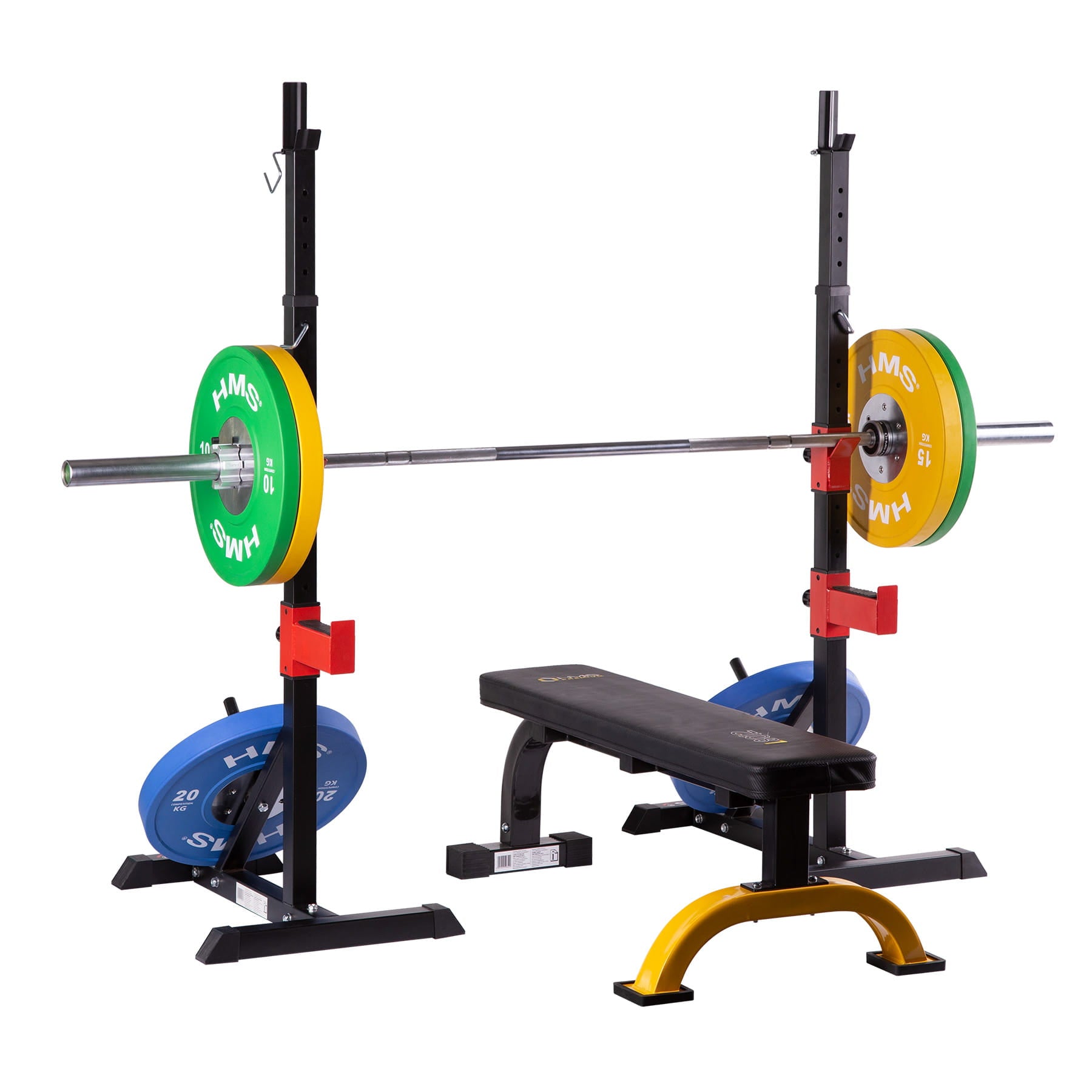 Stojaki pod Sztangę HMS STR25 Regulowane Podpory Bezpieczeństwa 250 kg Outlet