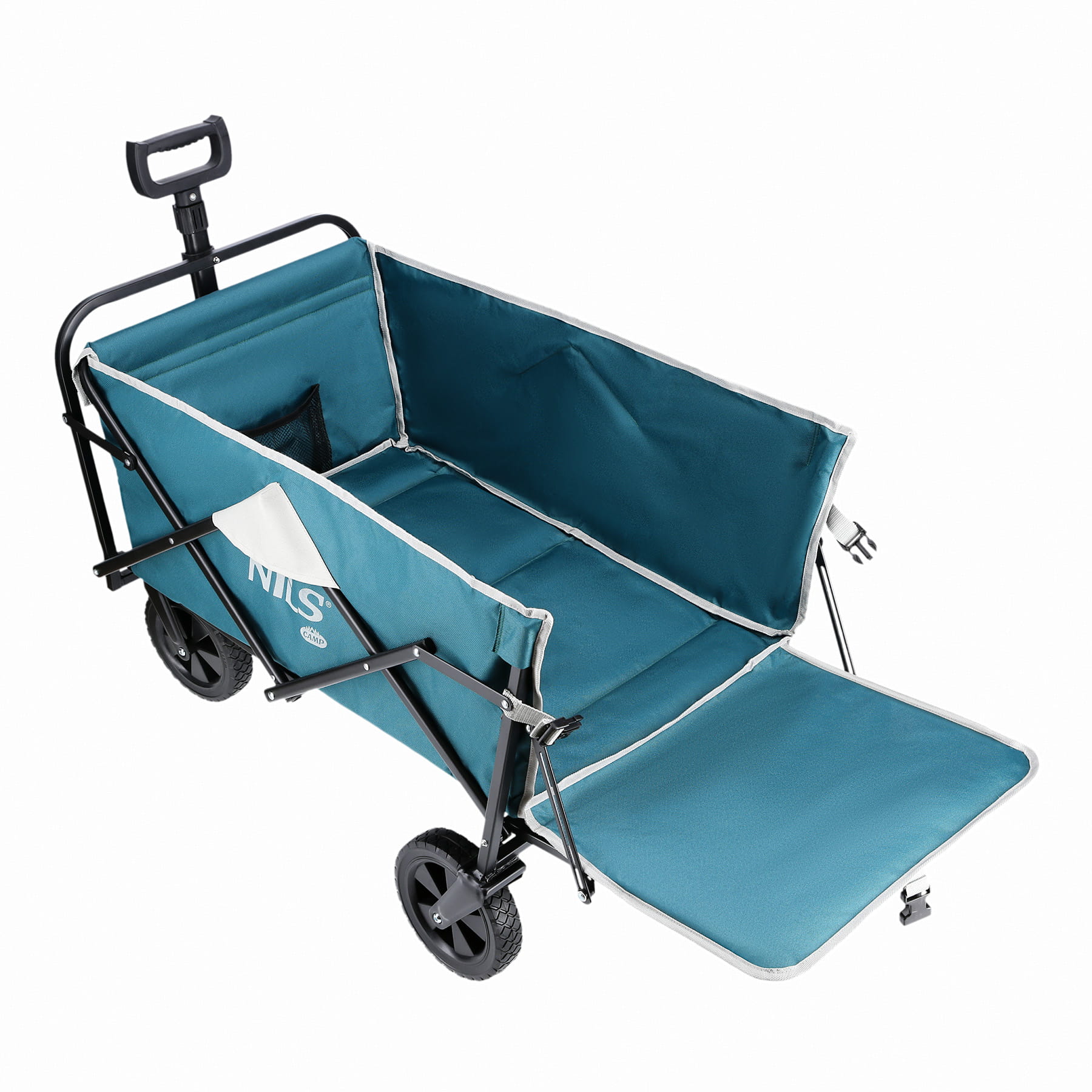 WÓZEK NC1606 ZIELONO-SZARY 125l NILS CAMP