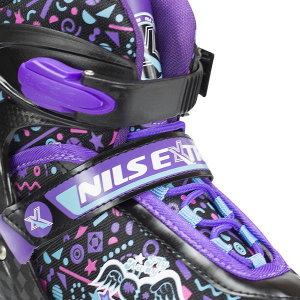 NJ4613 A PURPUROWY ŁYŻWOROLKI NILS EXTREME