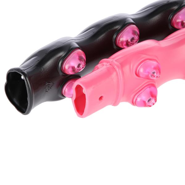 HHP024 PINK-BLACK HULA HOP 1,6KG 110CM HMS