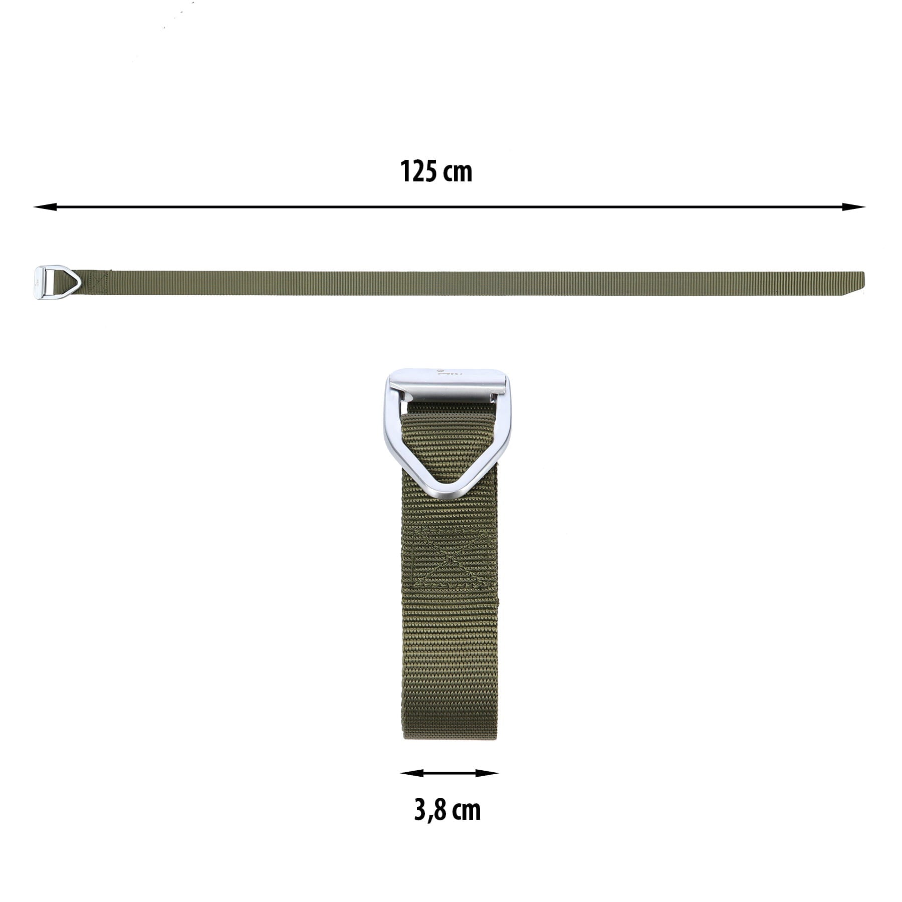 PASEK TAKTYCZNY ZIELONY 125CM NILS CAMP NC1728