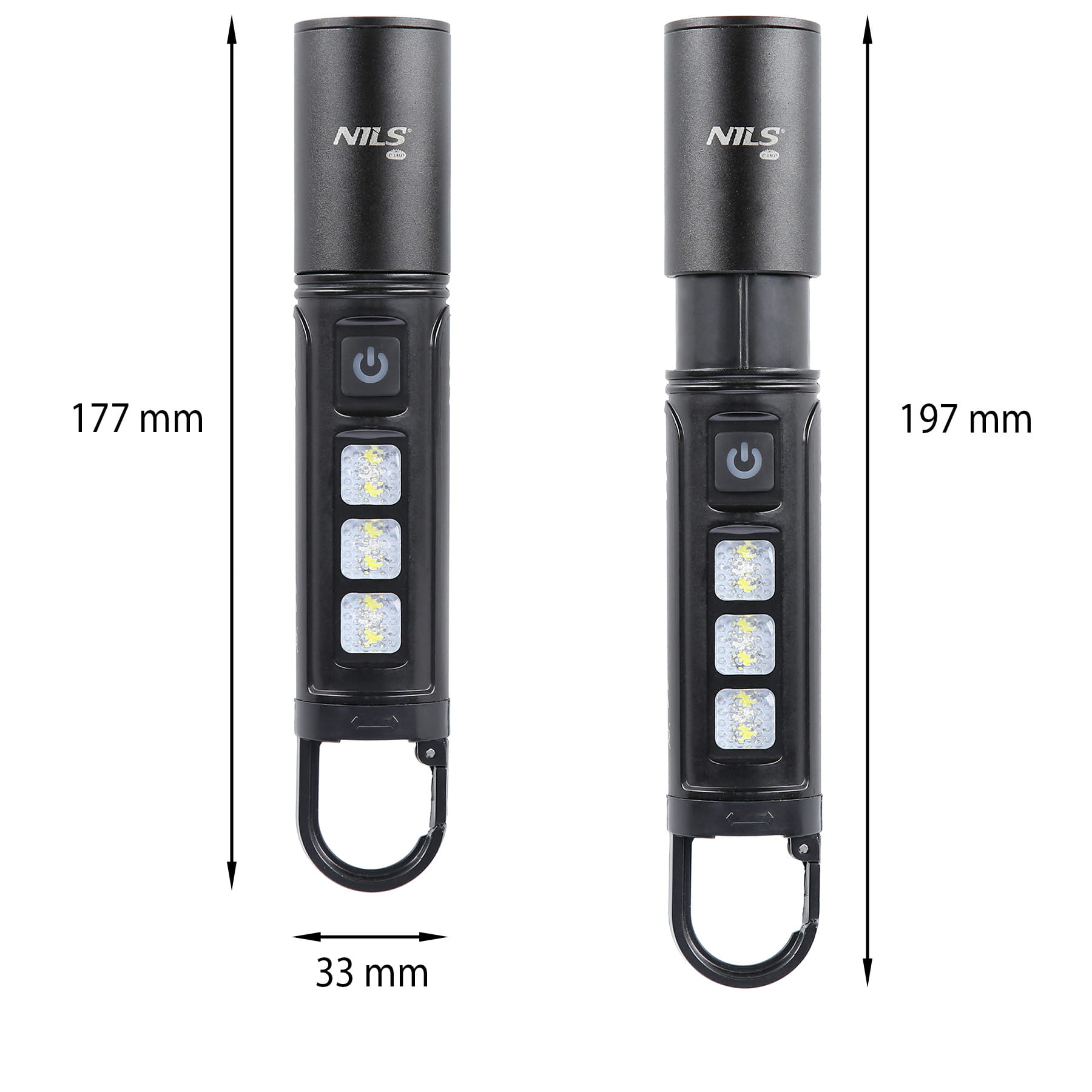 LATARKA LED 800 LM NILS CAMP NC0003