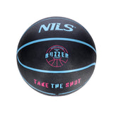 PIŁKA DO KOSZYKÓWKI CZARNA BUZZER 5 NILS NPK251
