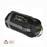 ŚPIWÓR ULTRA LIGHT CZARNO-ZIELONY NILS CAMP NC1705