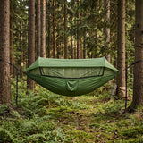 NILS Camp NC3117 hamak turystyczny z moskitierą i daszkiem – komfort outdoorowy