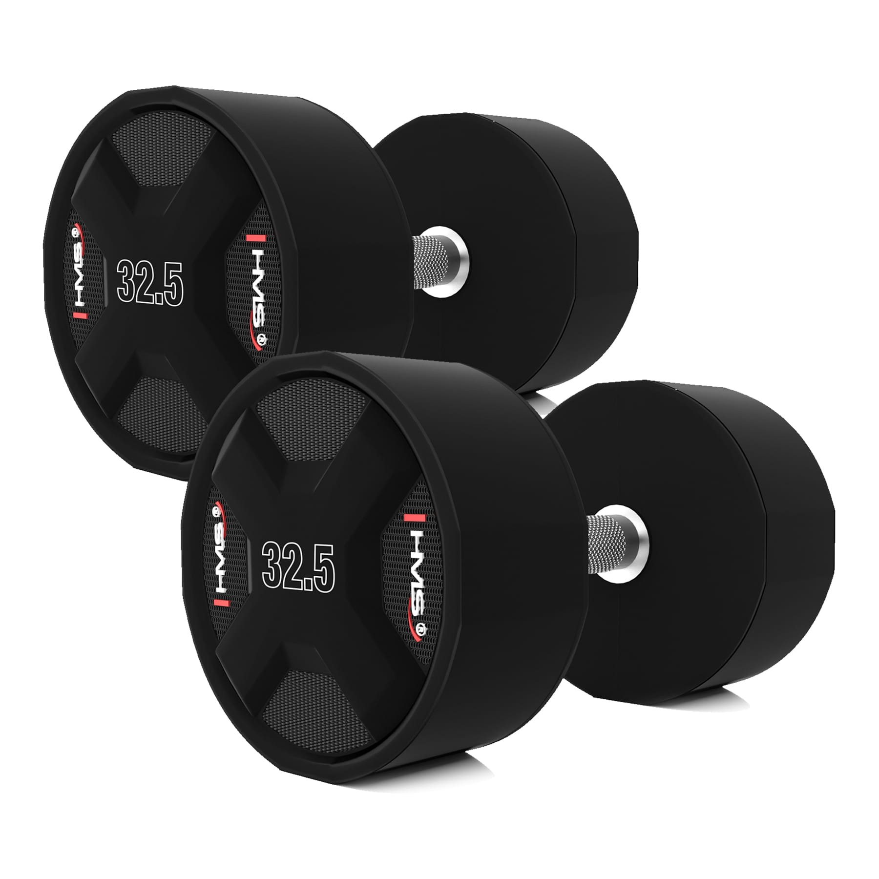 HPC SET ZESTAW HANTLI POLIURETANOWYCH  2 x 27.5 - 37.5 KG CPU - 325 KG