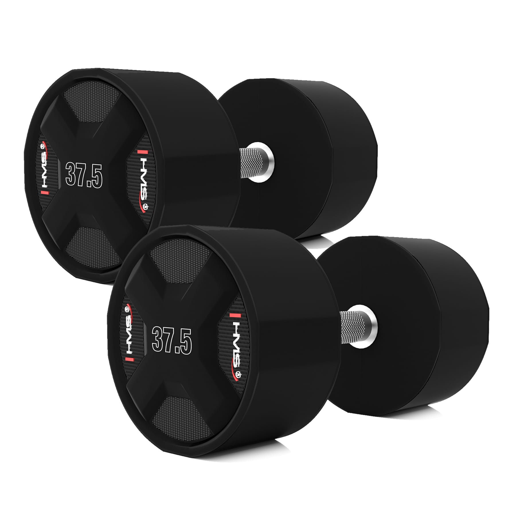 HPC SET ZESTAW HANTLI POLIURETANOWYCH  2 x 27.5 - 37.5 KG CPU - 325 KG