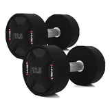 HPC SET ZESTAW HANTLI POLIURETANOWYCH  2 x 2.5 - 25 KG CPU - 275 KG HMS
