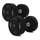 HPC SET ZESTAW HANTLI POLIURETANOWYCH  2 x 2.5 - 25 KG CPU - 275 KG HMS