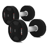 HPC SET ZESTAW HANTLI POLIURETANOWYCH  2 x 2.5 - 25 KG CPU - 275 KG HMS