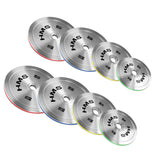 ZESTAW TALERZY OLIMPIJSKICH STALOWYCH KALIBROWANYCH TOS  2 x 10 - 25 KG (140 KG) HMS