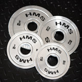 ZESTAW TALERZY OLIMPIJSKICH STALOWYCH KALIBROWANYCH TOS 2 x 1.5 - 5.0 KG (22 KG) HMS