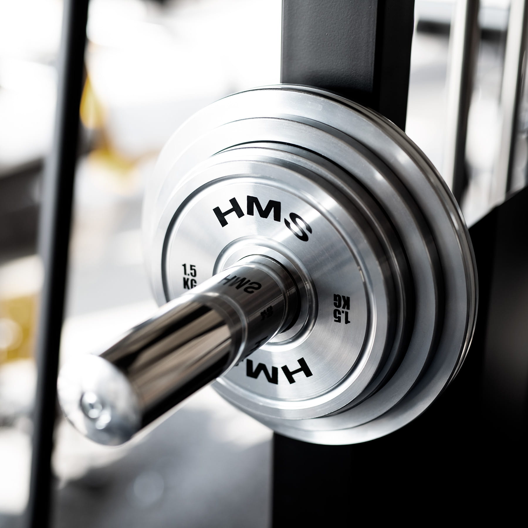 ZESTAW TALERZY OLIMPIJSKICH STALOWYCH KALIBROWANYCH TOS 2 x 1.5 - 5.0 KG (22 KG) HMS