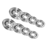 ZESTAW TALERZY OLIMPIJSKICH STALOWYCH KALIBROWANYCH TOS 2 x 1.5 - 5.0 KG (22 KG) HMS
