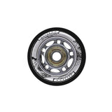 PU 64x24 82A CZARNE (4 szt.) + ABEC-9 (8 szt.) ZESTAW NILS EXTREME